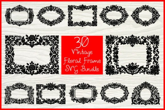 Elevating Digital Craftsmanship: The Strategic Value of the Vintage Floral Frame SVG Bundle