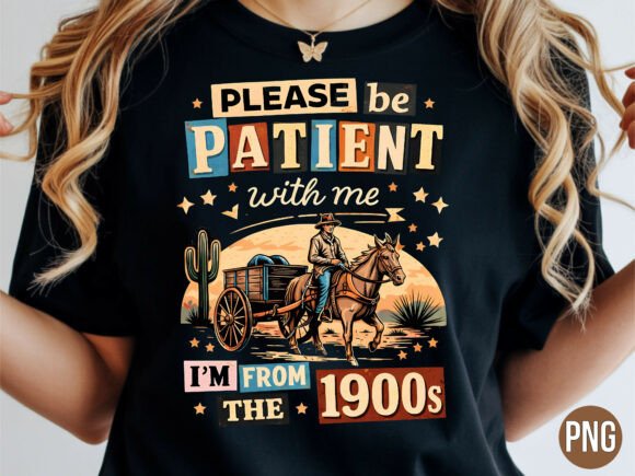 Evaluating the Cowboy Patient from the 1900s Shirt PNG for Creative Projects