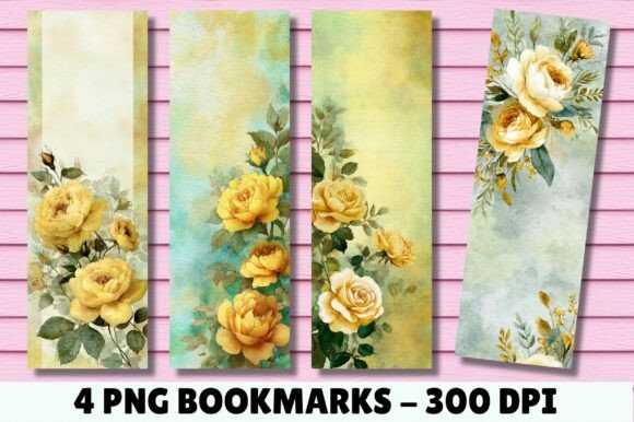 Integrating the Yellow Rose Shabby Chic Floral Bookmark into Your Creative and Business Workflows