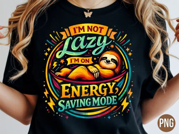 Lazy Sloth Energy Saving Mode: A Versatile Digital Design for Modern Creators