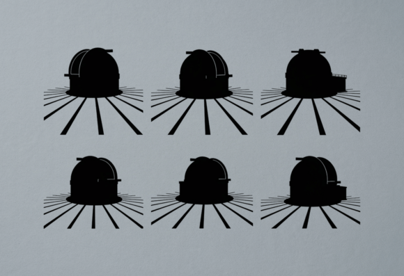 Observatory Dome Silhouette SVG Clipart Guide