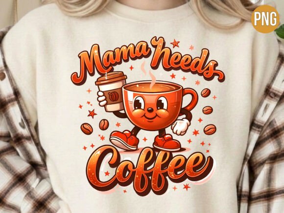 Retro Mama Coffee PNG: Design Guide