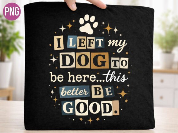 Unleashing Creativity with the Funny Dog Lover Ransom Note T Shirt PNG Design